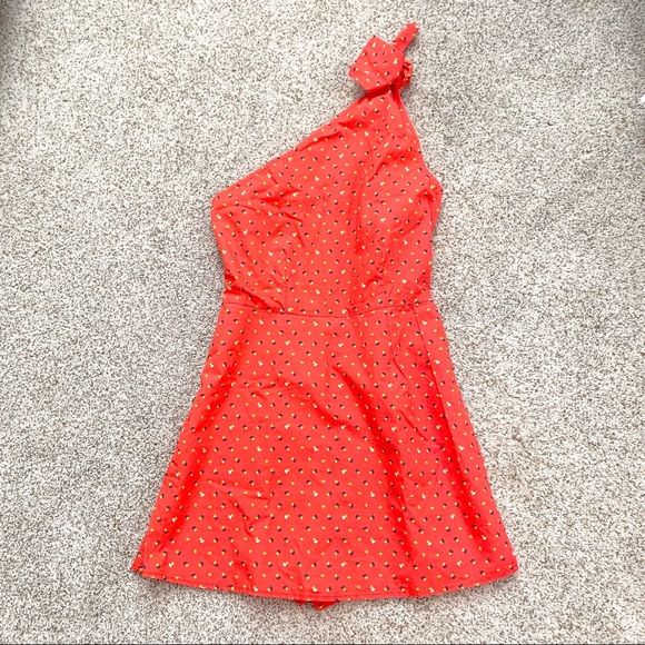 Urban Outfitters Pants - Kimichi Blue Orange Confetti Skort Romper NWT